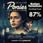 Critics RAVE: Emilia Clarke’s Binge-Worthy Ponies, a Cold War Spy Thriller Hit, Now on Peacock!
