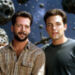 Beyond the Asteroids: Bruce Willis’s Heartwarming On-Set Bond with Ben Affleck in ‘Armageddon’.